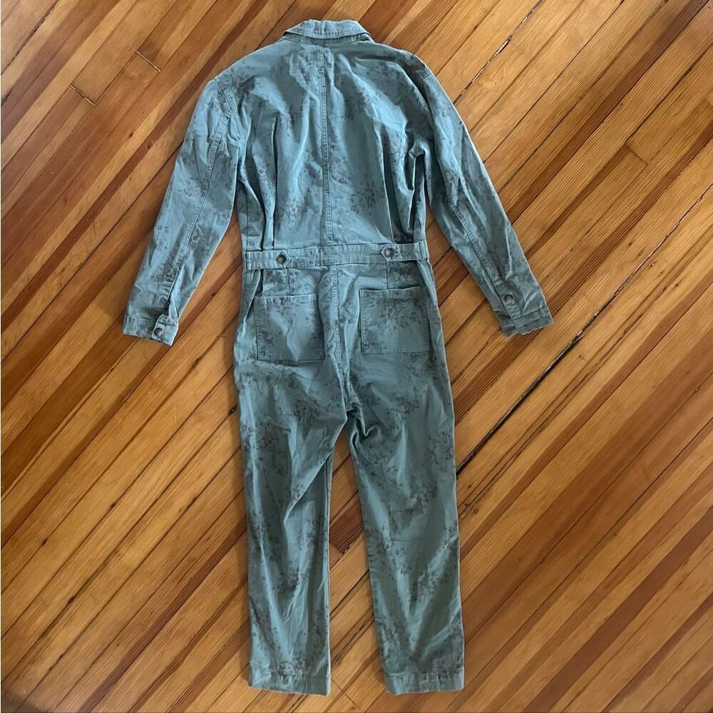 Driftwood Carley Jumpsuit in Army Green Floral Size S - Picture 3 of 7